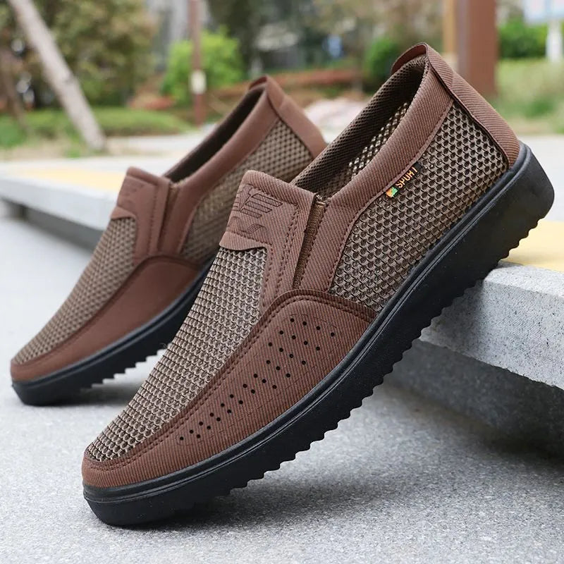 nuevos zapatos de malla para hombre