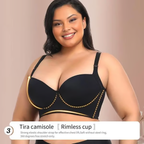 Gran oferta - 49 % de descuentoSujetador de copa profunda con espalda oculta para mujer