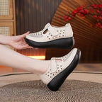 Sandalias huecas retro