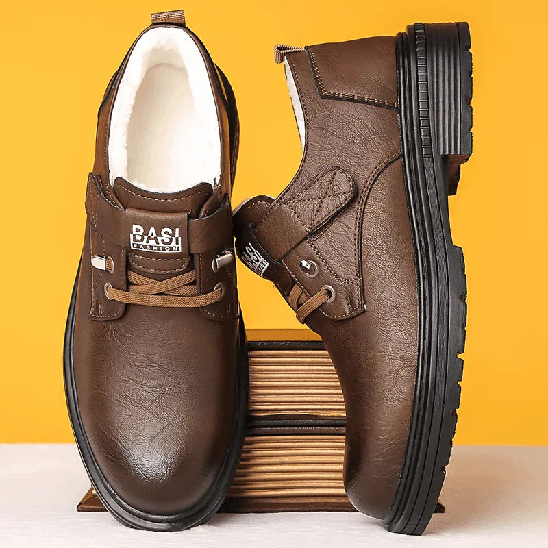 Zapatos de cuero de negocios