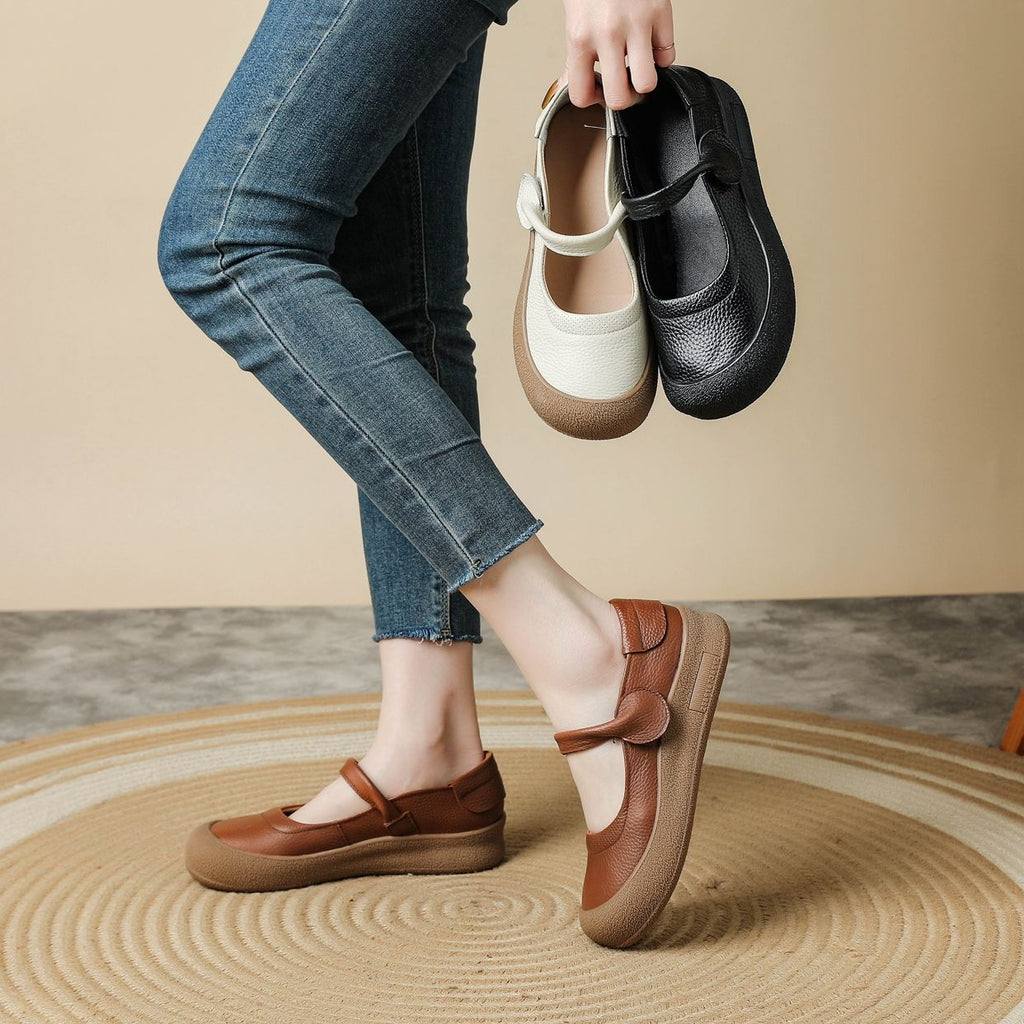2026 Nuevos zapatos piel vacuno primera capa
