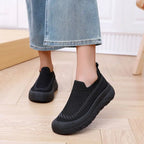 Zapatos de plataforma de malla para mujer