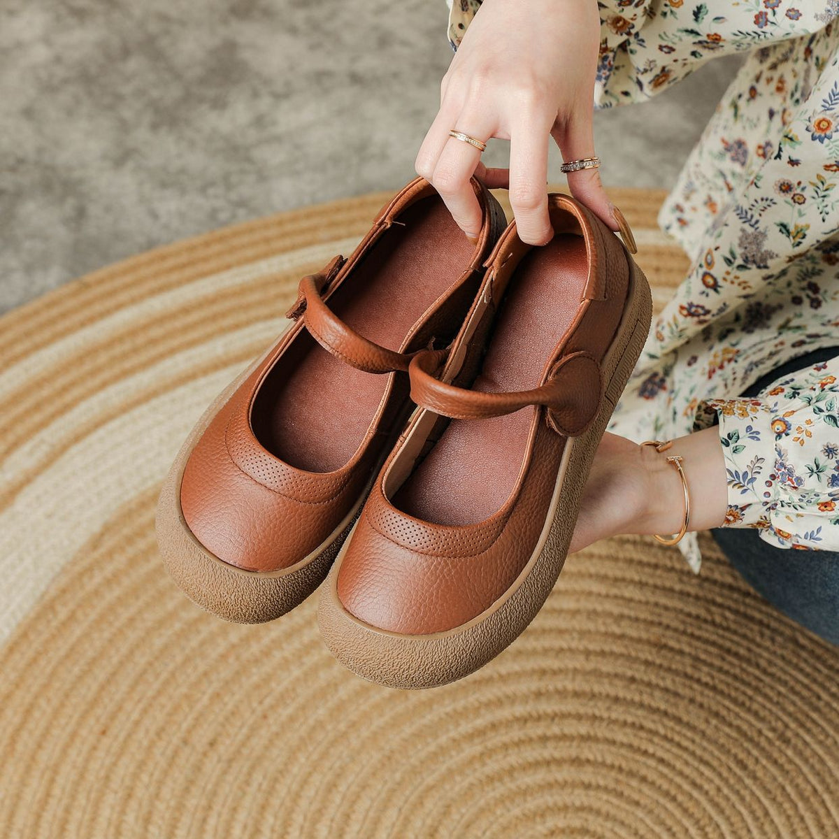 2026 Nuevos zapatos piel vacuno primera capa