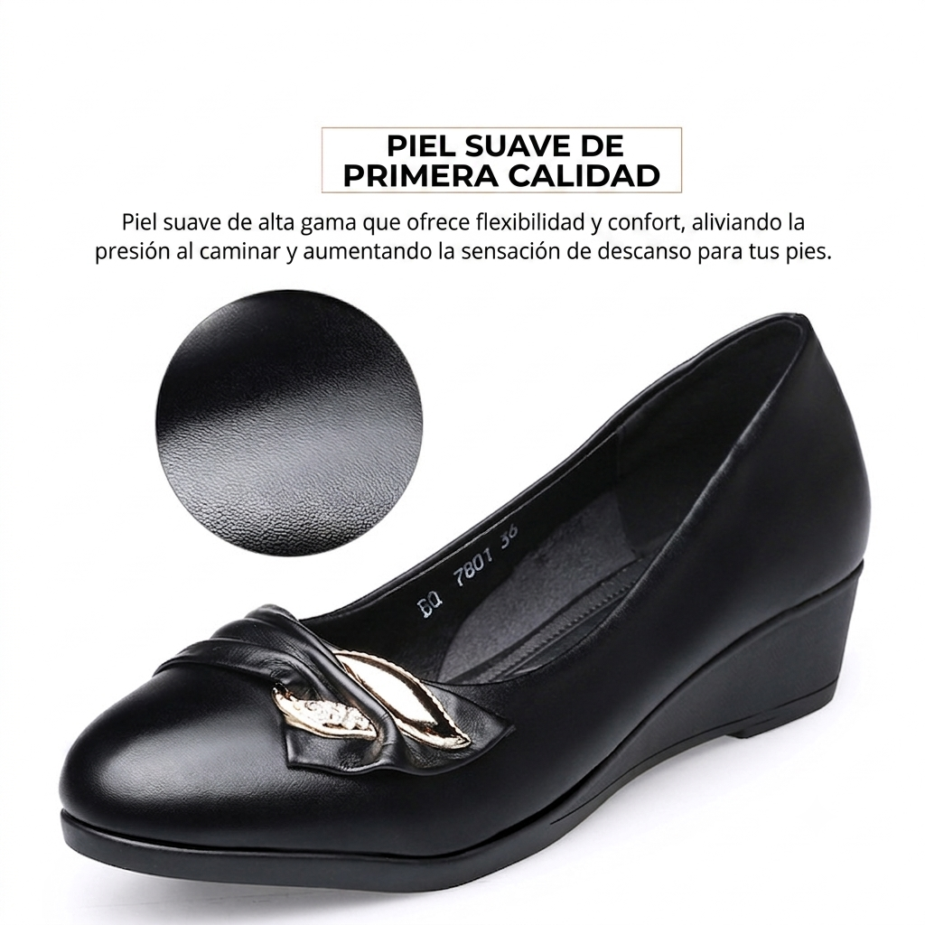 Zapatos de piel suave, resistentes y repelentes al agua