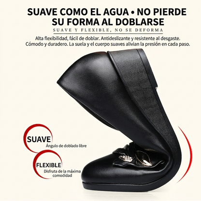 Zapatos de piel suave, resistentes y repelentes al agua