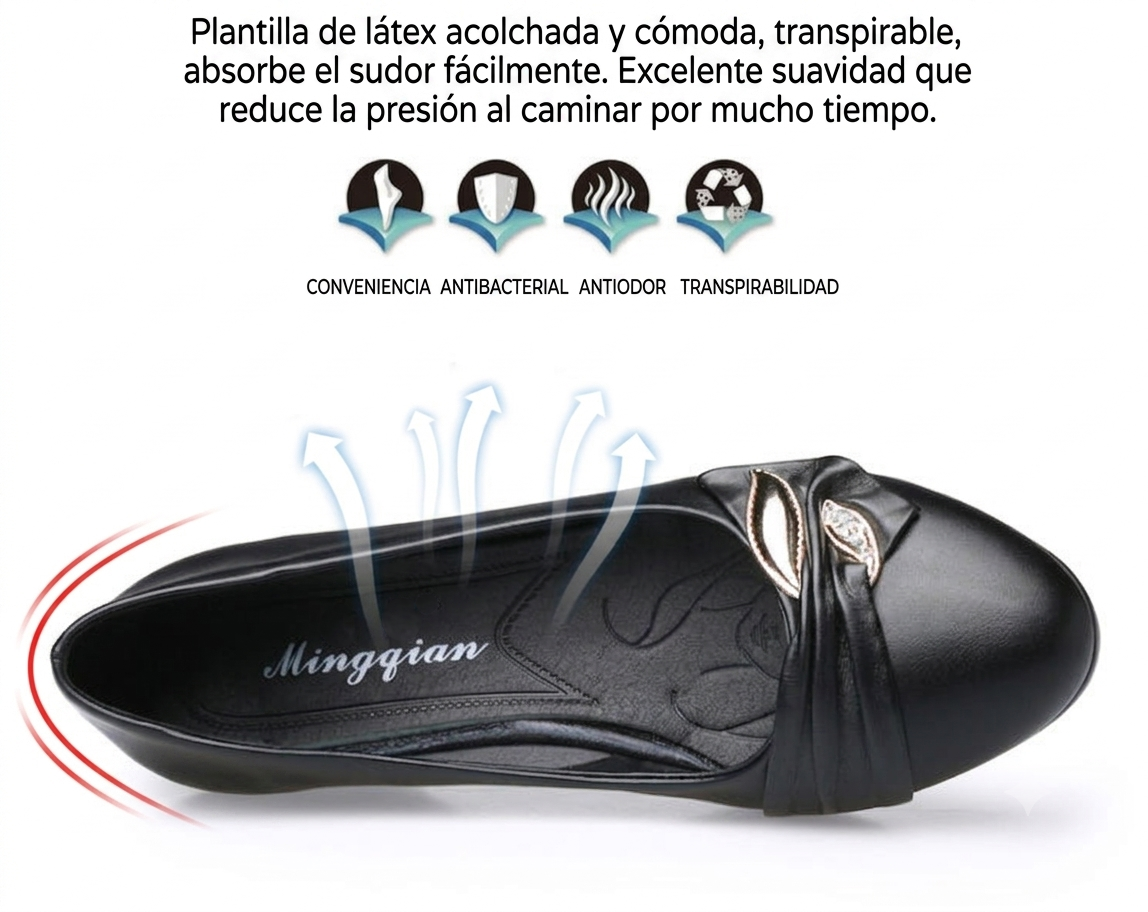 Zapatos de piel suave, resistentes y repelentes al agua