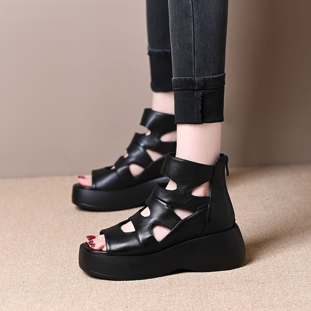 Sandalias ortopédicas con plataforma