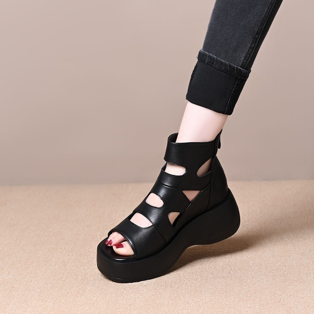Sandalias ortopédicas con plataforma
