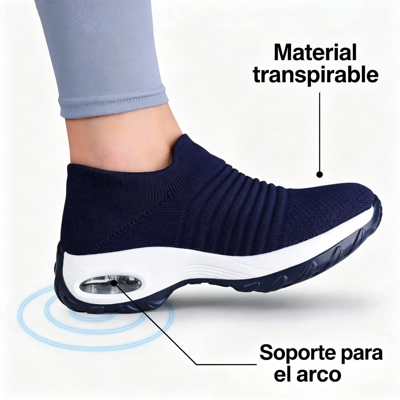 Zapatos ortopédicos saludables y antideslizantes