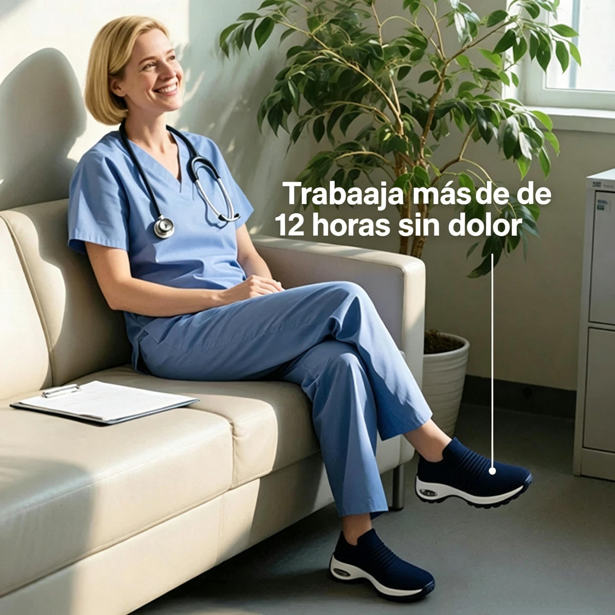 Zapatos ortopédicos saludables y antideslizantes