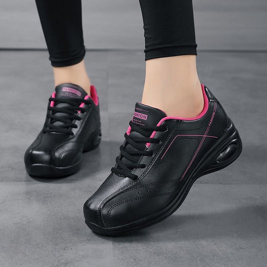 Tenis ortopédicos casuales con plataforma y cordones