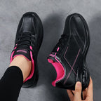Tenis ortopédicos casuales con plataforma y cordones