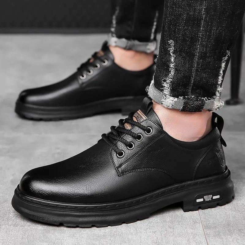 Zapatos casuales de cuero para hombre