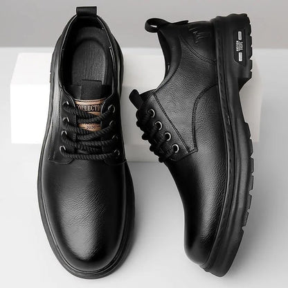 Zapatos casuales de cuero para hombre