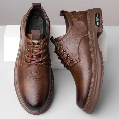 Zapatos casuales de cuero para hombre