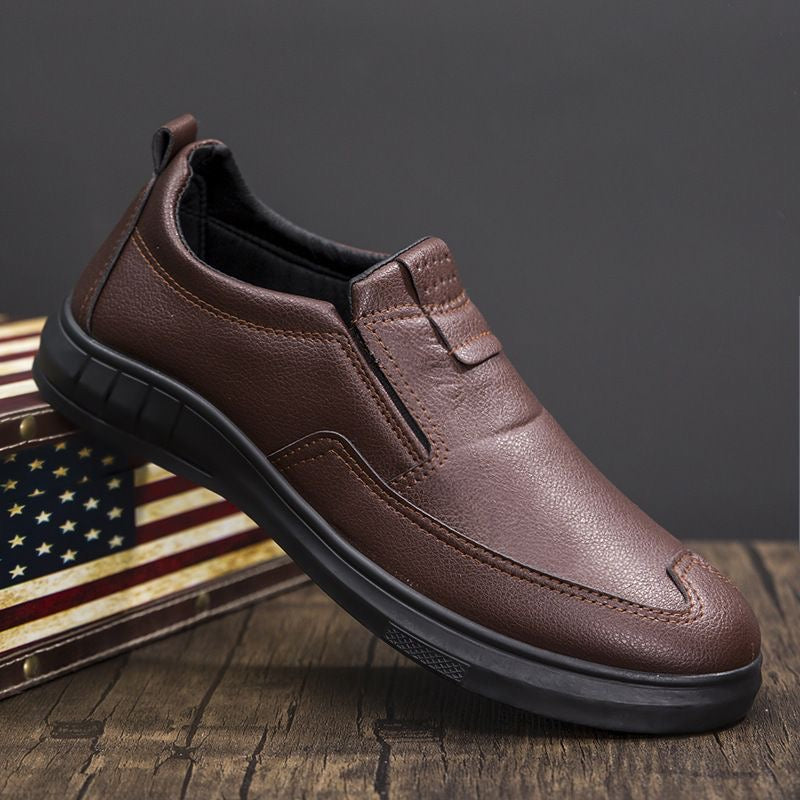 Zapatos de paseo de piel suave para hombre