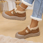 Zapatos de Invierno para Mujer con Forro Afelpado