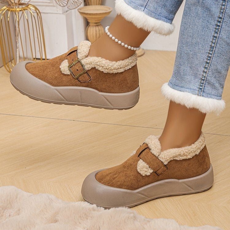 Zapatos de Invierno para Mujer con Forro Afelpado