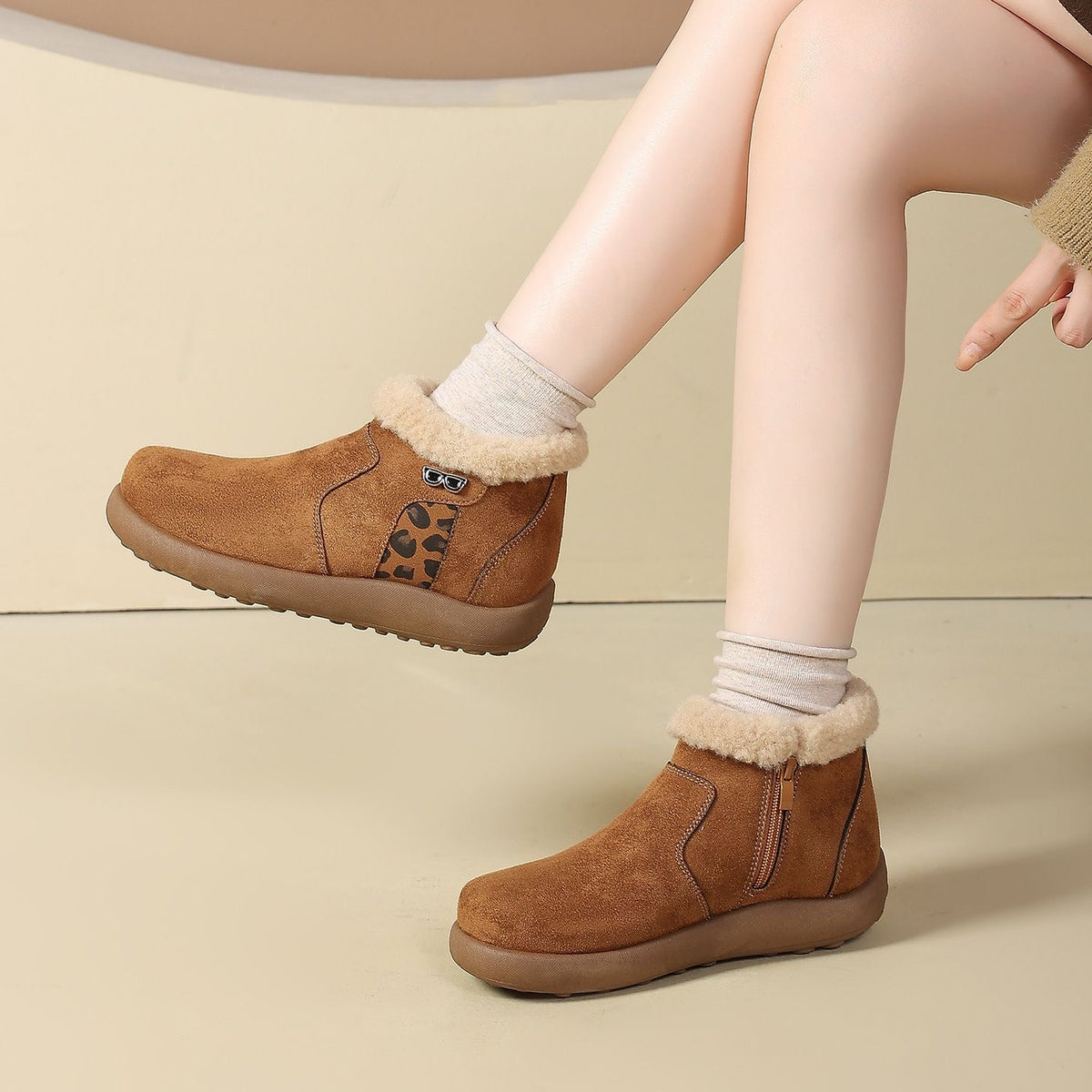Botines para Mujer con Forro Suave y Cálido