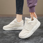 Zapatos de polar cálidos con velcro