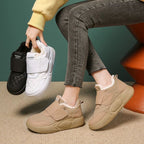 Zapatos de polar cálidos con velcro