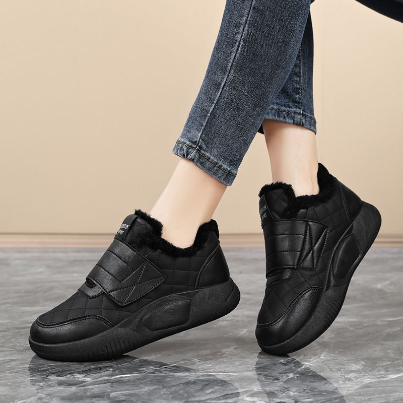 Zapatos de polar cálidos con velcro