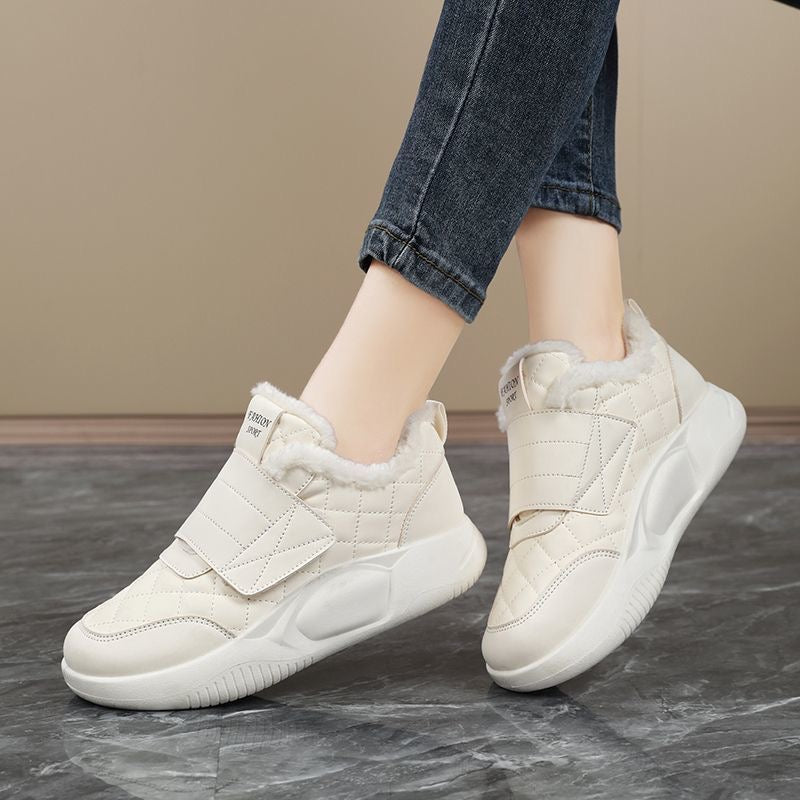 Zapatos de polar cálidos con velcro