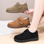 Zapatos de Ante para Mujer con Velcro – Cómodos y Cálidos