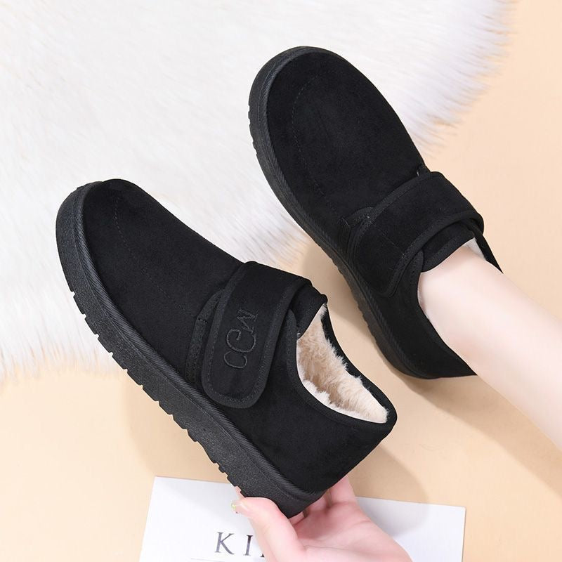 Zapatos de Ante para Mujer con Velcro – Cómodos y Cálidos