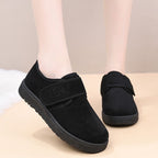 Zapatos de Ante para Mujer con Velcro – Cómodos y Cálidos
