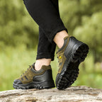 Zapatillas deportivas de cuero antideslizantes