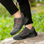Zapatillas deportivas de cuero antideslizantes