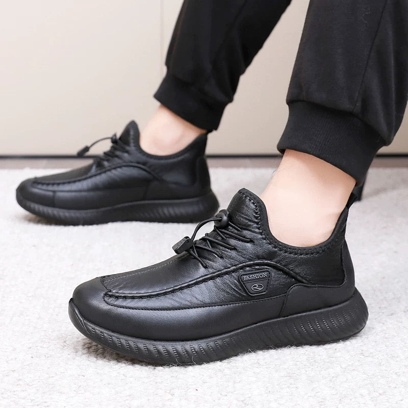 Zapatos de hombre gruesos y cálidos