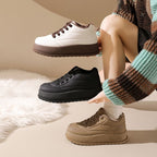 Zapatos versátiles de algodón con forro polar