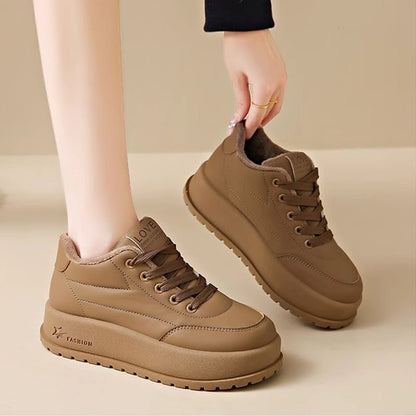 Zapatos versátiles de algodón con forro polar