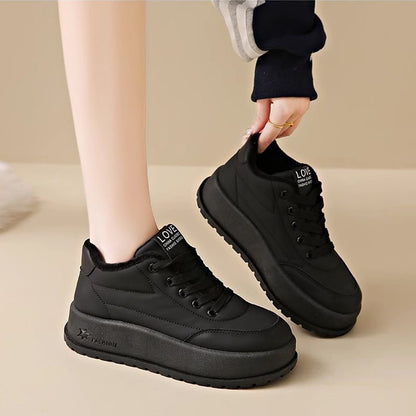 Zapatos versátiles de algodón con forro polar