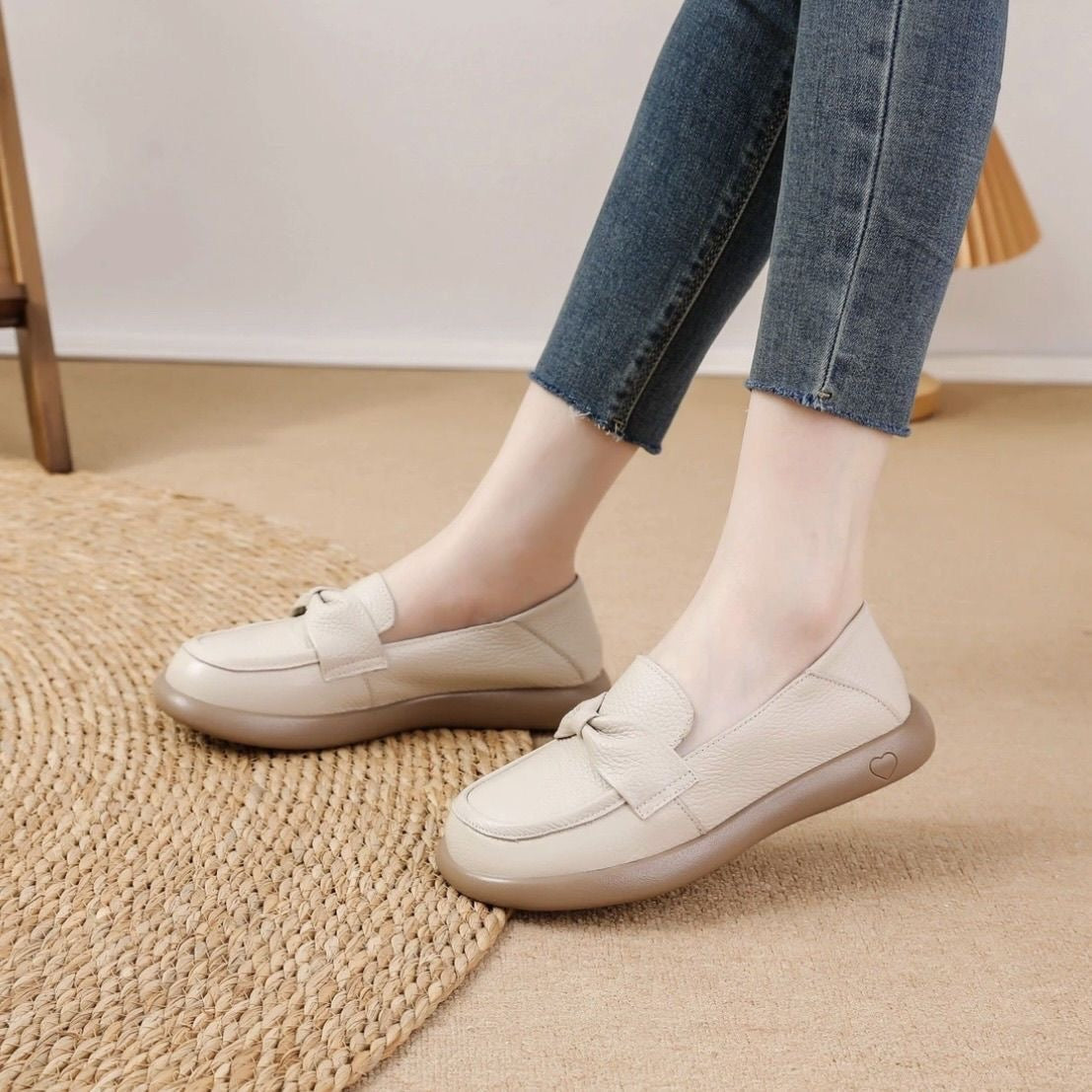 Mocasines de Mujer con Moño