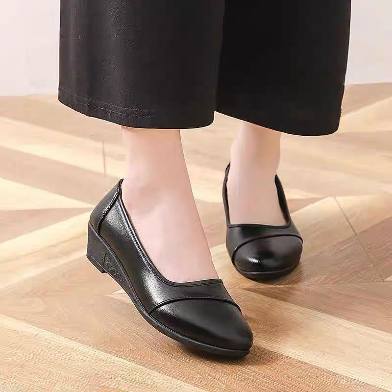 Zapatos de trabajo cómodos de cuero