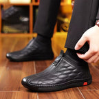 Zapatos cálidos de piel de ante