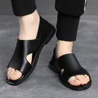 Sandalias de cuero ligeras para hombre