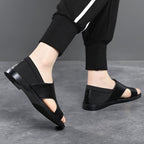 Sandalias de cuero ligeras para hombre