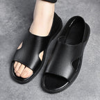 Sandalias de cuero ligeras para hombre