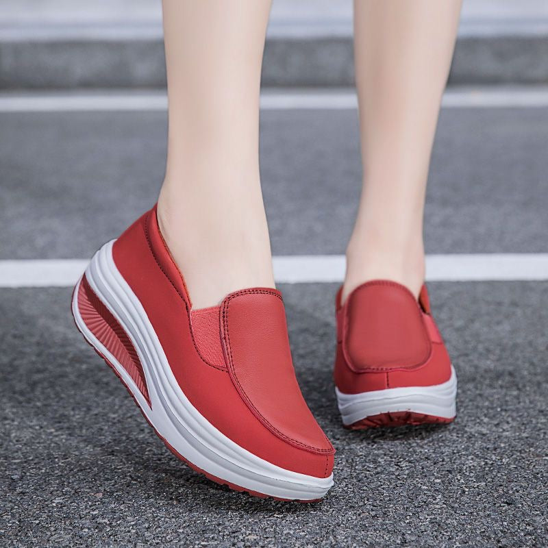 Diversoy™ | Zapatos de cuero de suela gruesa