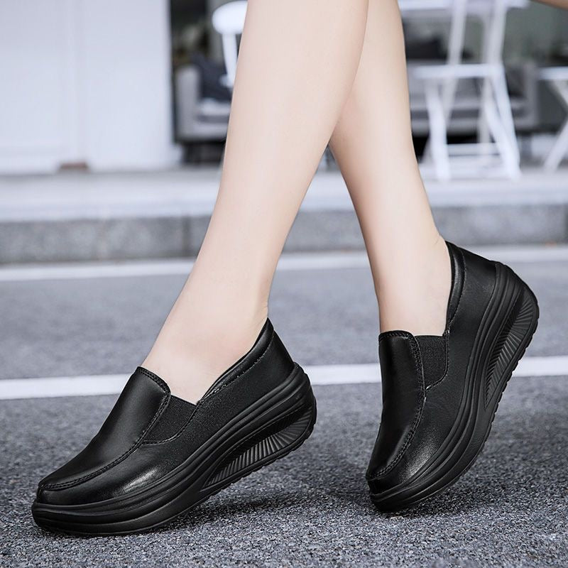 Diversoy™ | Zapatos de cuero de suela gruesa