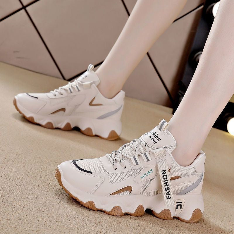 2025 Zapatos casuales versátiles de suela gruesa