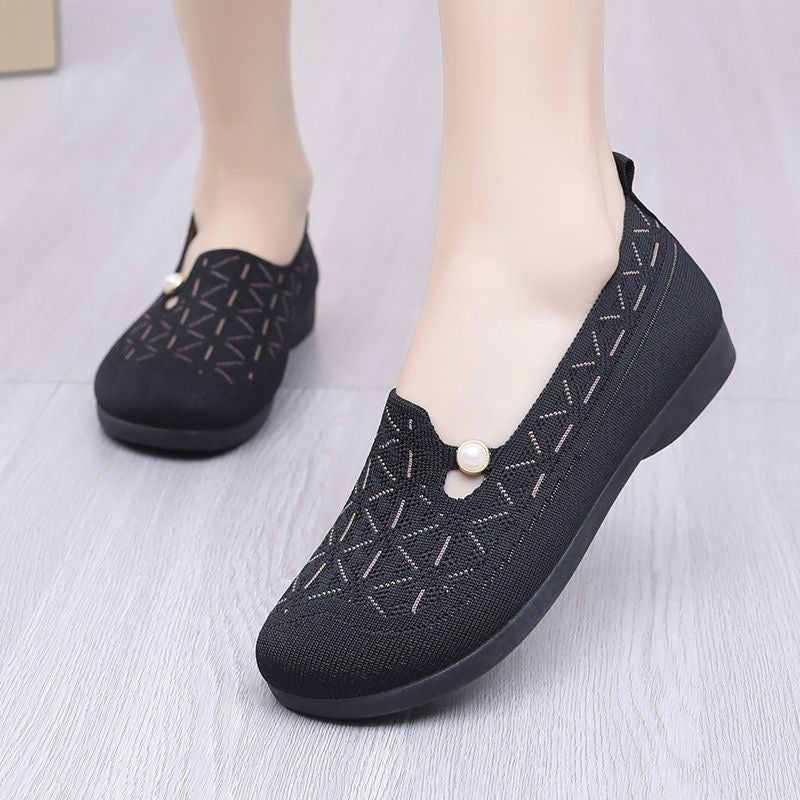 Zapatillas de tenis con estampado de líneas
