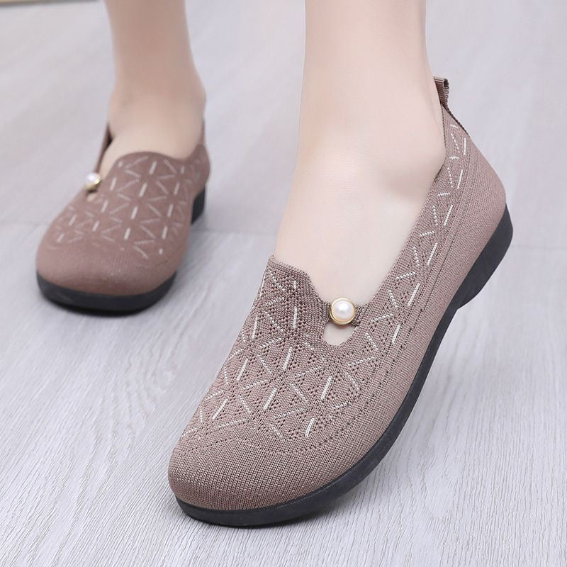 Zapatillas de tenis con estampado de líneas