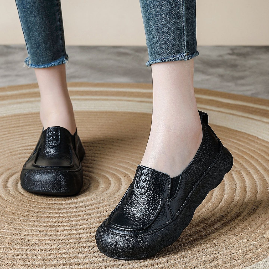 Zapatos de suela blanda 100% de cuero genuino