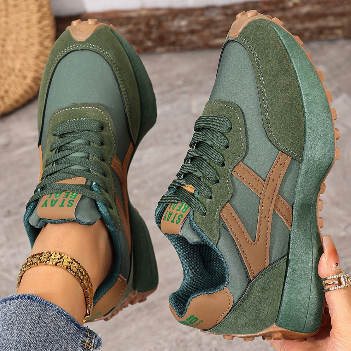 Zapatillas deportivas de suela blanda