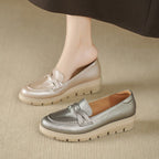 Mocasines de plataforma con suela blanda